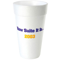 20 oz Custom printed foam cup