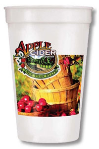 17 oz Imprinted Full Color Smooth Stadium Cup