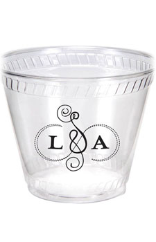 Clear Disposable Printed Cups