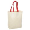 Additional Image 3 - a white bag with red handles