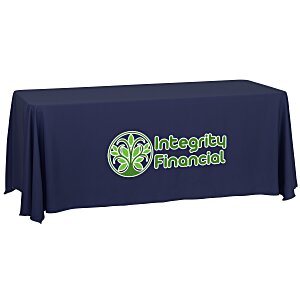 Serged Closed-Back Table Throw - 6' - 24 hr Main Image