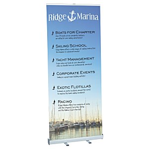 Aurora Retractable Banner Display - 34" Main Image