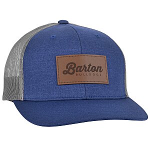 Zone Sonic Heather Trucker Cap - Laser Engraved Patch - 24 hr Main Image
