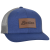 View Image 1 of 4 of Zone Sonic Heather Trucker Cap - Laser Engraved Patch - 24 hr